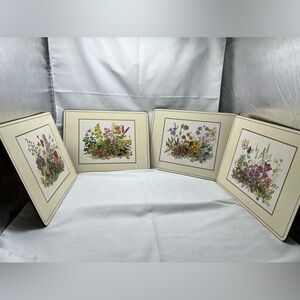 Floral Botanical Art Prints Set by